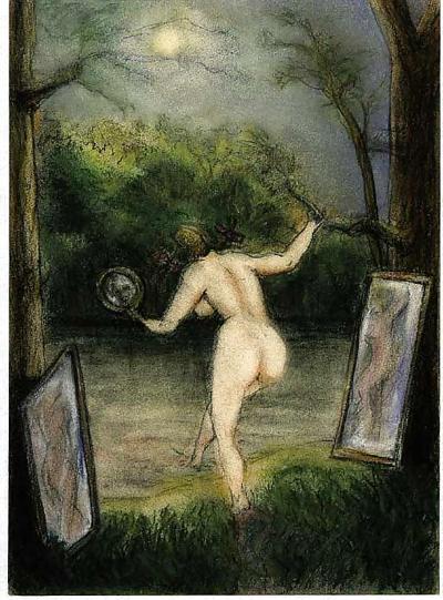 13P Painted EroPorn Art 29 - Artist N.N. (4) c. 1930 for raudy