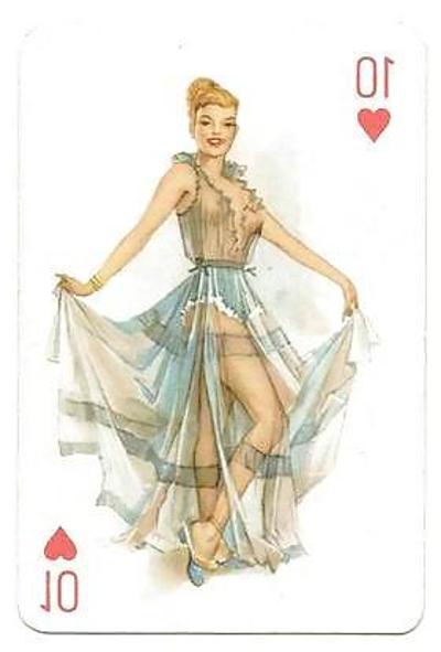 25P Erotic Playing Cards 2 - Bridge c. 1935 for rbr1965