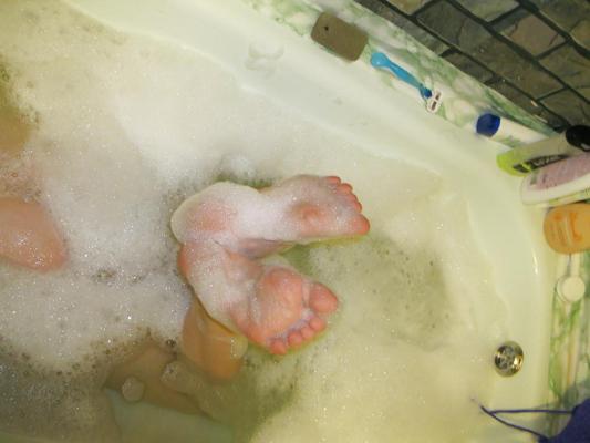7P L'heure du bain :D