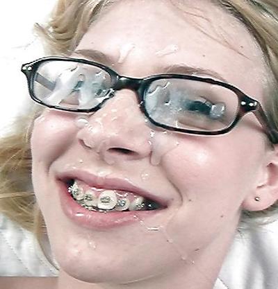 19P SPERME SUR LUNETTES