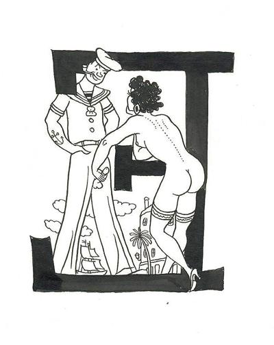22P 彼ら。描き下ろしエロアート2 - 異性愛者のエロ文字 (2)