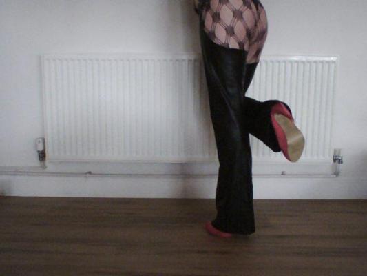 7P Leather chaps . my xtina aguilera look lol
