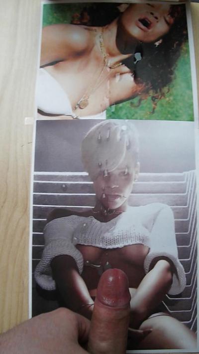 10P Sperma auf Rihanna