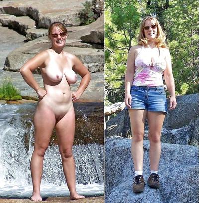 25P Dressed and undressed outdoors 2