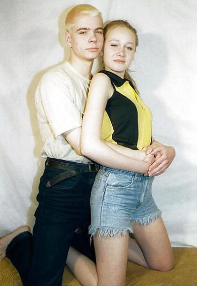 15P Blonde giving her guy a blowjob