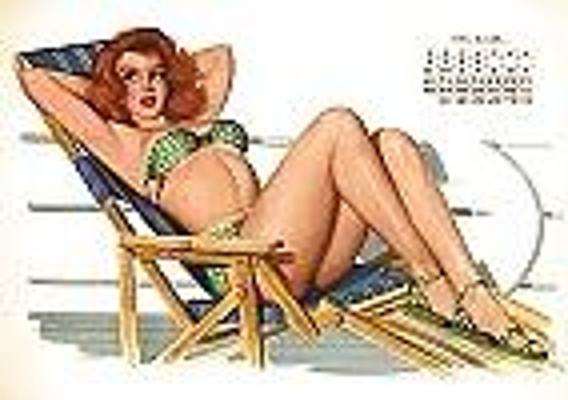12P Vintage Pinups Al Moore