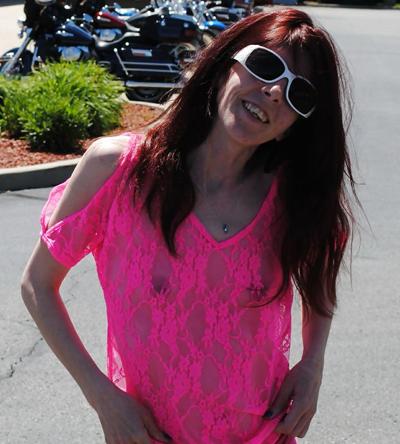 14P Flashing in a see-thru top