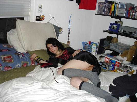 9P Young girl with perky tits - N. C. 