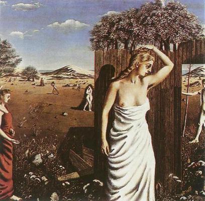 25P Painted EroPorn Art 69 - Paul Delvaux