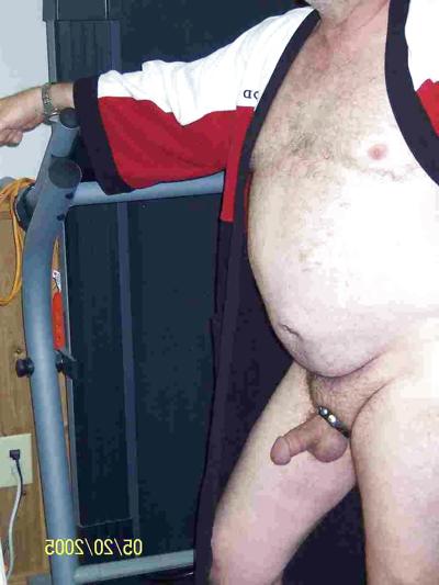 24P Me and my little cock, big gut and man boobs!