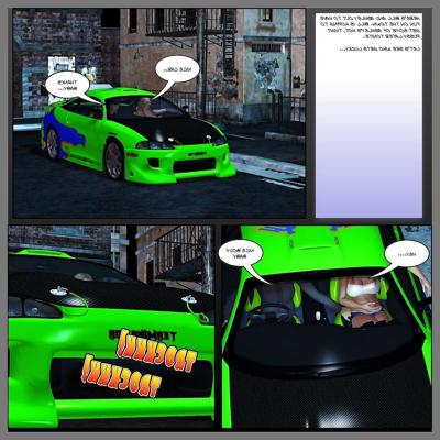 25P 異人種間 ComiXXX - BlackOnWhite3D - 電話