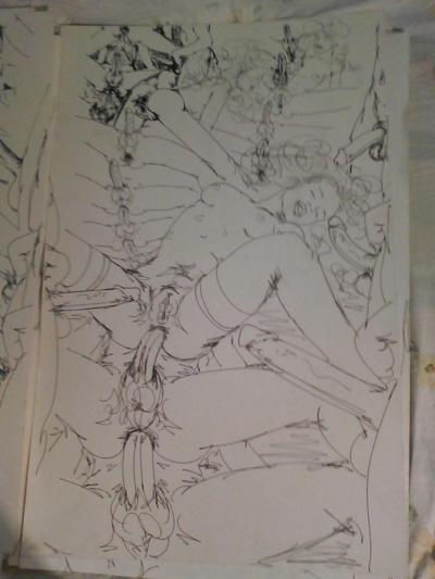 6P Bi Orgy Sketch 1