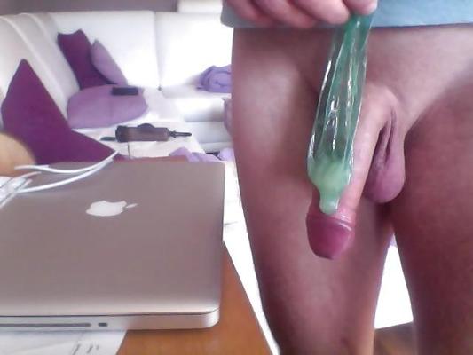 6P Condom jerk 
