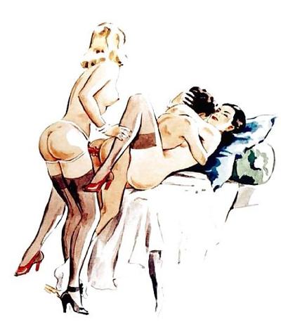 25P Femdom fetiche vintage arte