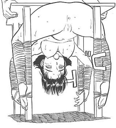 5P Bondage, Table tied