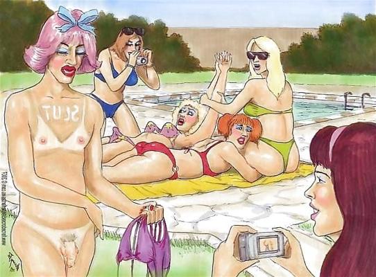25P Cartoon gay sissy