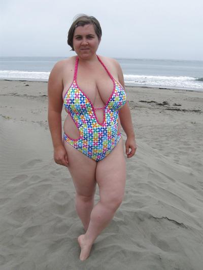 13P Celestewoodrow pierced nipples on the beach 3