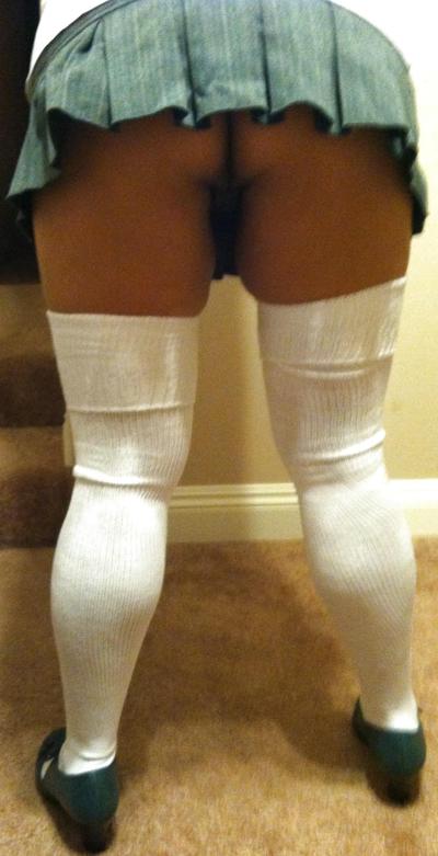 6P Upskirt socks