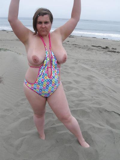 12P Celestewoodrow pierced nipples swimsuit