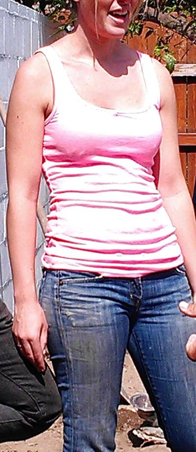 11P Bra Slips and Panty Peeks at Party
