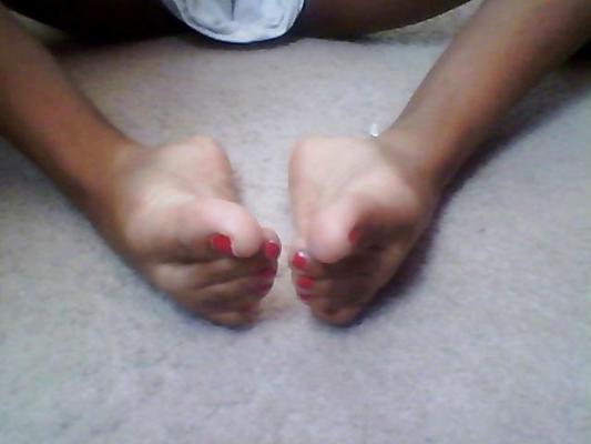 25P Face Book Feet # 2 Black and white