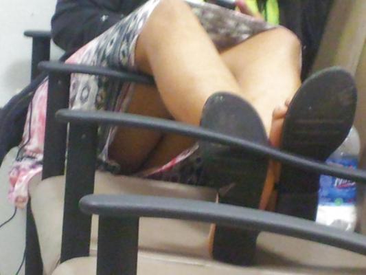 7P Cute Black Girl in Waiting Room
