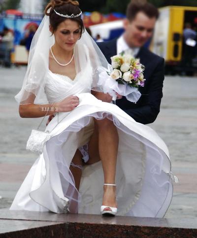 5P Brides. Upskirt
