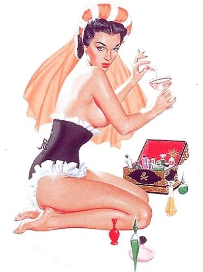 10P Vintage Pinups Bill Randall