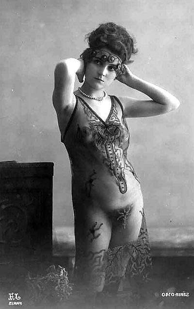 11P Vintage Erotic Photo Art 13 - Nude Model 9 c. 1900