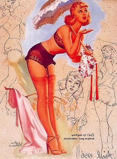 16P Vintage Pinups Ted Withers