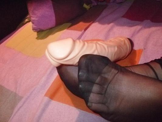 6P Footjob gode