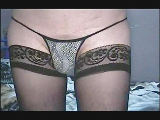 5P In stockings and hot thong