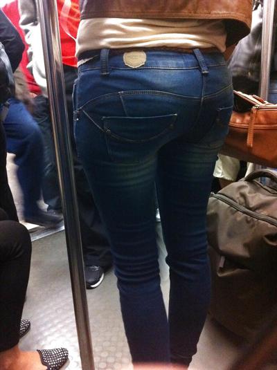 10P Butt, see-through & VPL