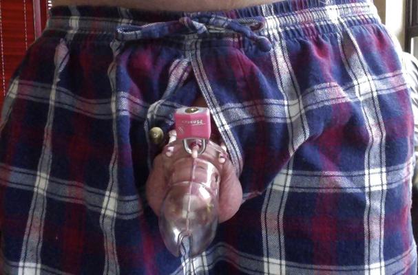 17P Little Dick Locked In Chastity
