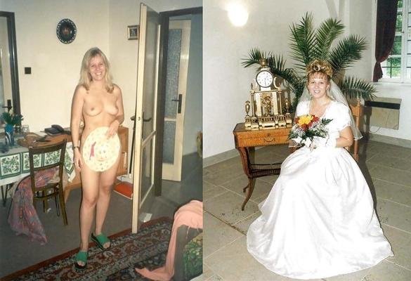 25P Wedding dressed undressed