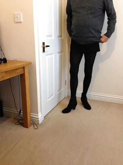 4P Skirt tights and new boots