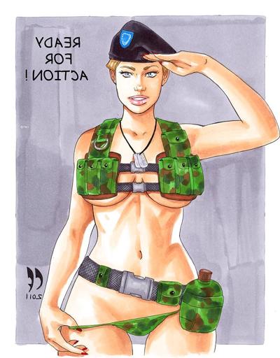 10P Army Slut - Art