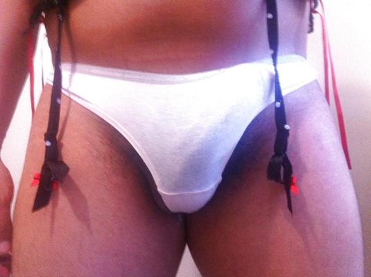 15P Friend's wifes panties from housesitting.