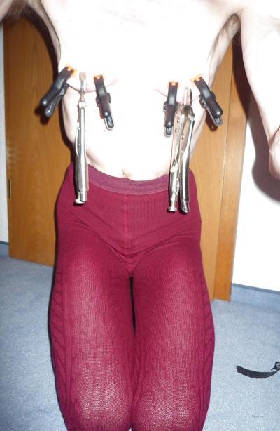 5P Strumpfhosen und Nippelfolter