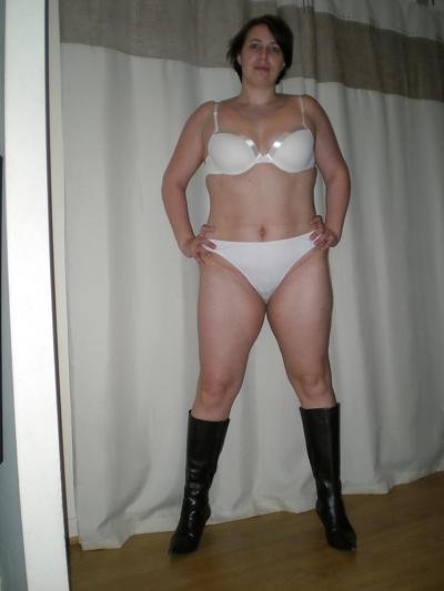 8P Holly in her whore boots