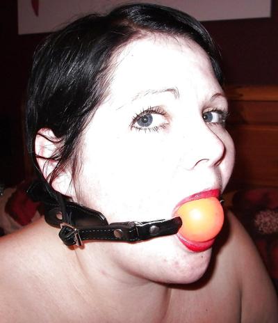 7P Ball gag whore 