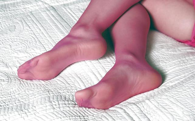 6P High Heels and Nylons - Kate