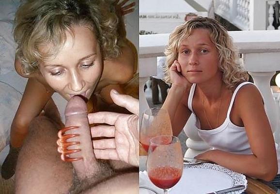 25P Vor und nach der Gesichtsbehandlung und dem Abspritzen. Eine Auswahl.