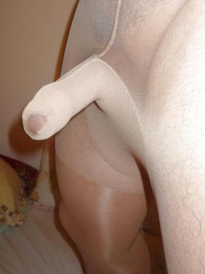 12P Pantyhose with penis sleeve