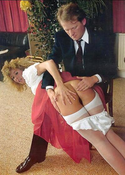 10P Spanked in stockings