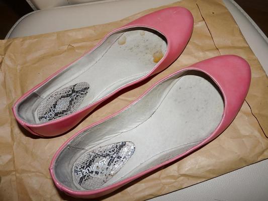 13P Wifes high heels shoes flats ballerinas feet nailpolish 2