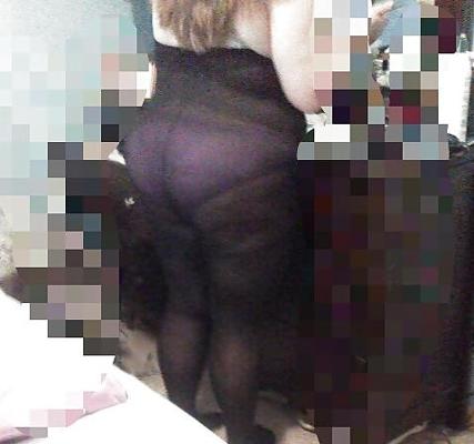 13P Wife fat ass stockings 