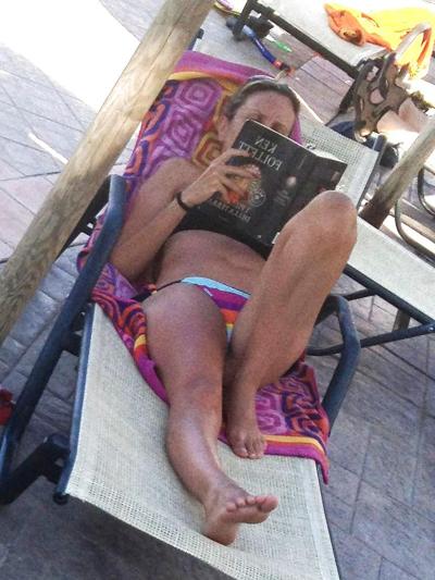 12P Spy young slut blonde shaved pool 