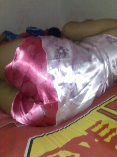 14P Gaun tidur satin