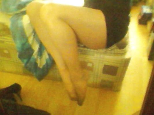 10P Black Dress & Pantyhose